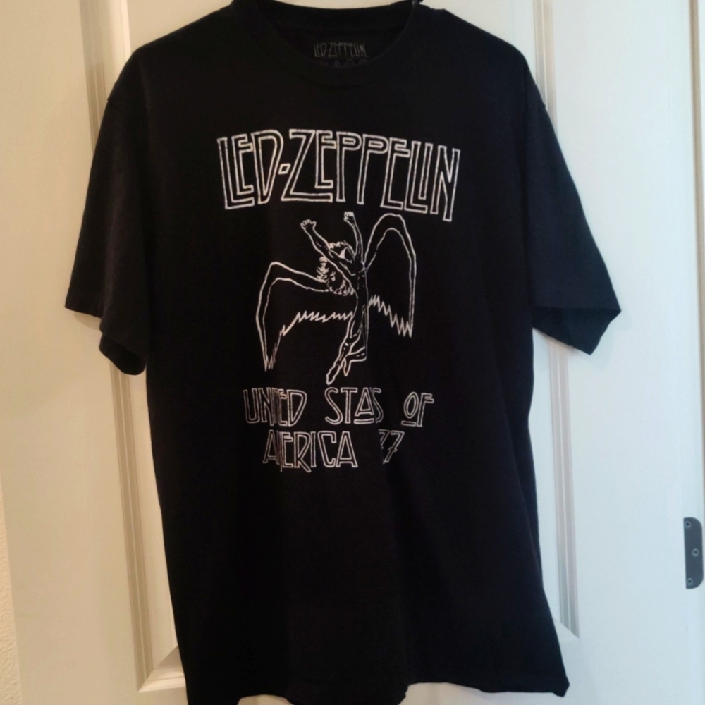 Men's Large Led Zeppelin Band Tee